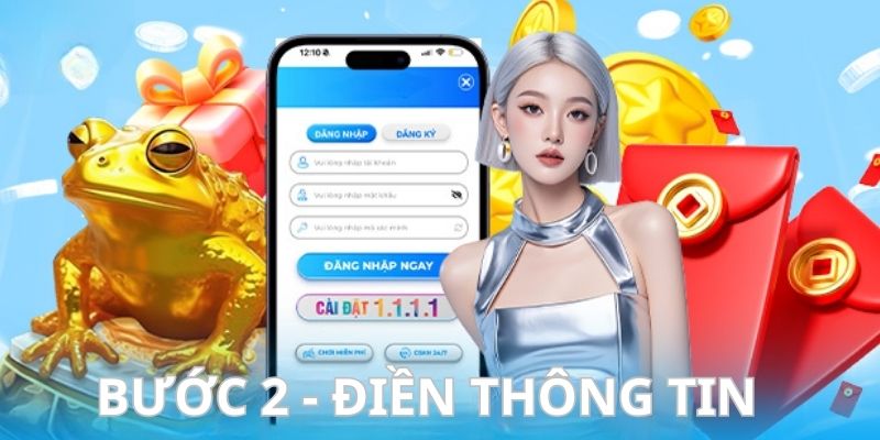 Thành viên điền dữ liệu chính xác theo yêu cầu của Kubet